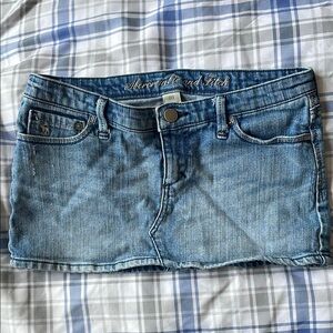 Abercrombie & Fitch Denim Mini Skirt